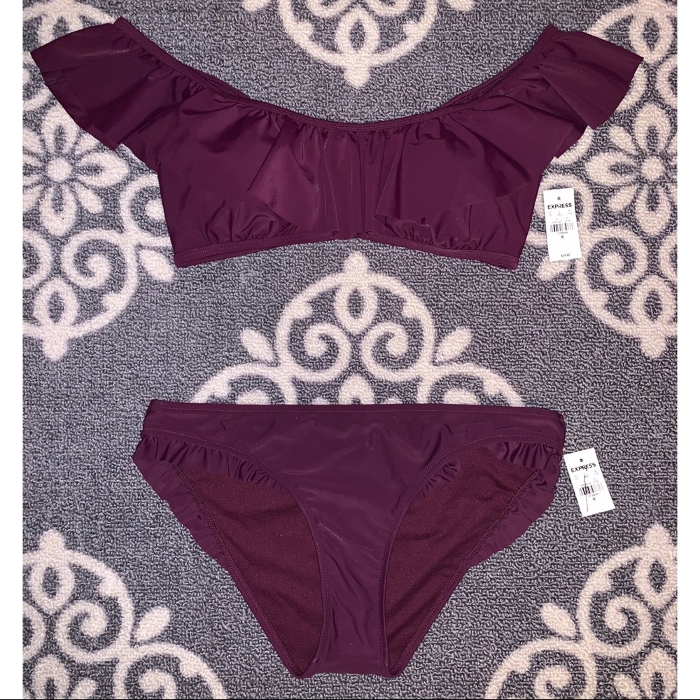 NWT Express Ruffle Bikini Medium